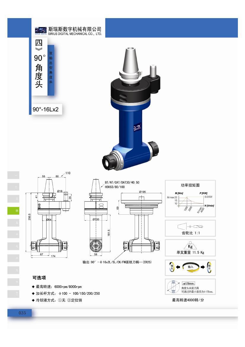 90-16Lx2斯瑞斯角度头 侧铣头、万向直角头的选购指南与厂家推荐